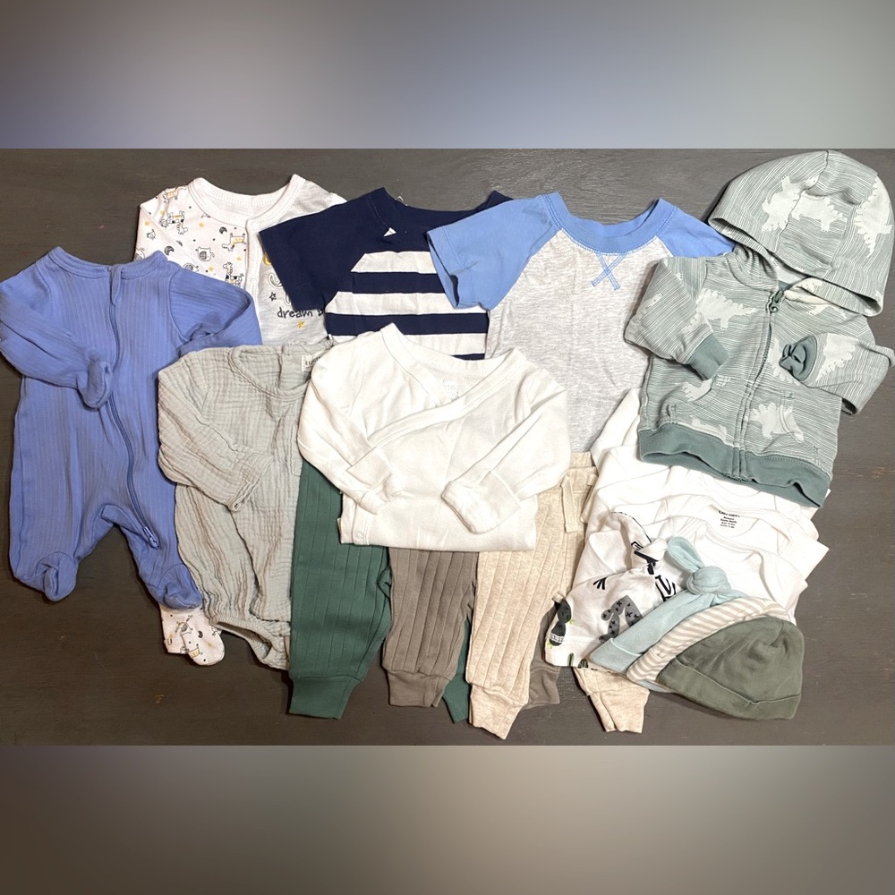 33 items! Baby Boy Clothing Lot! Less than $1 each!